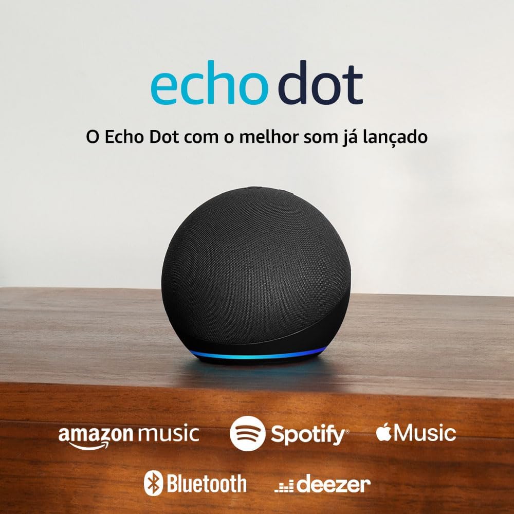 Echo Dot 5ª geração Cor Preta